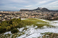 Arthur's Seat snow from Blackford Hill