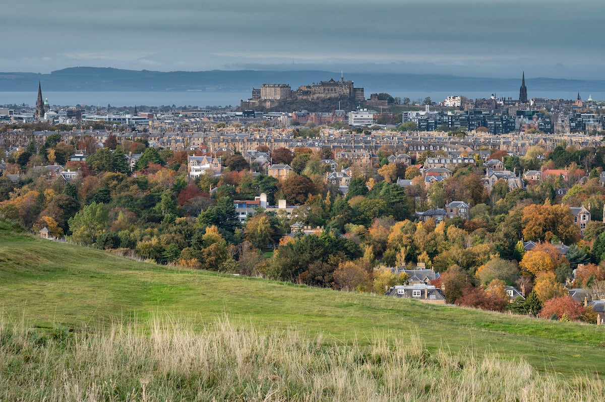 Edinburgh in Autumn from Blackford HIll