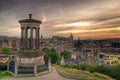 Calton Hill sunset 2010