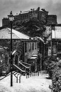 Castle and Vennel in the snow