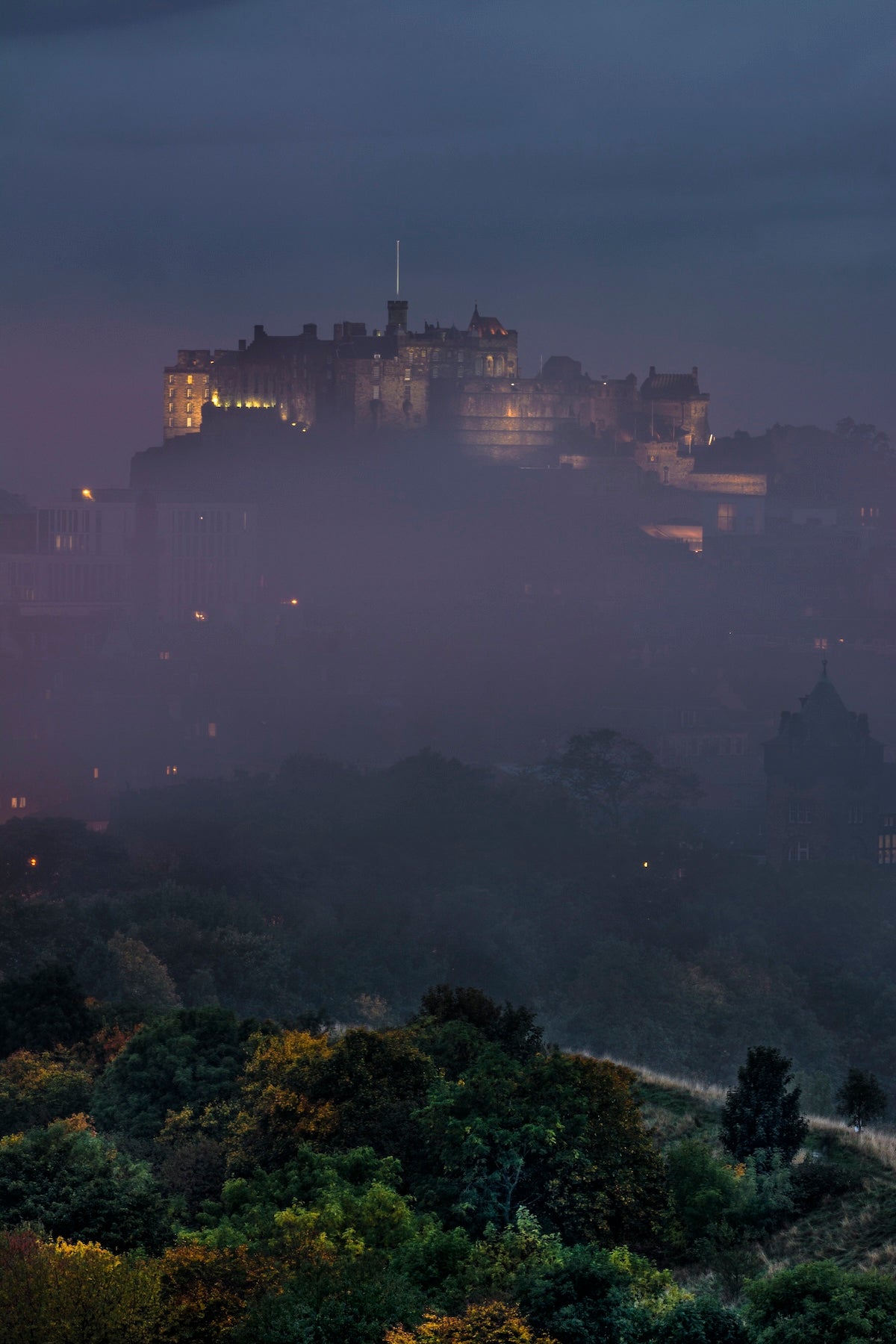 Castle in the mist