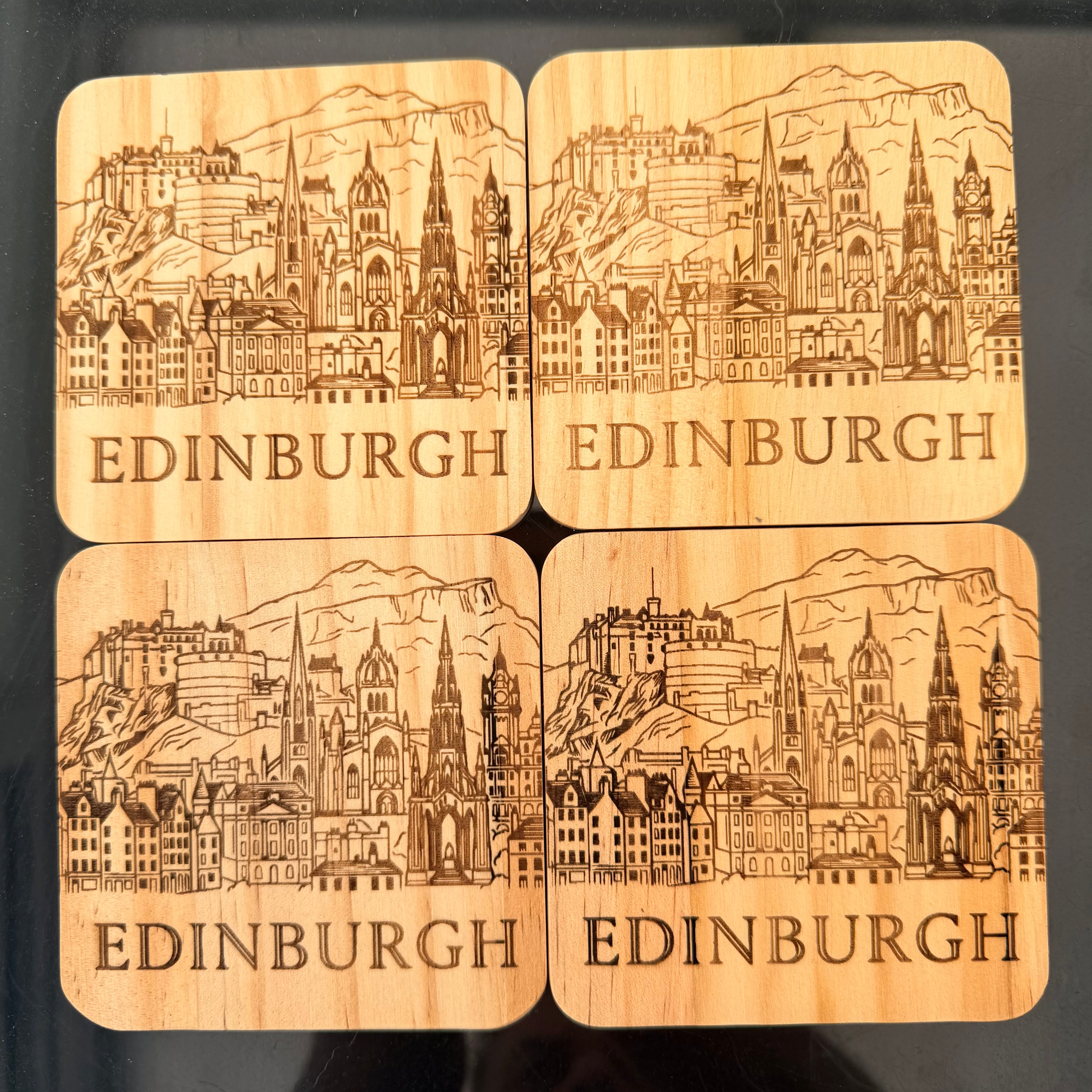 Wooden coasters