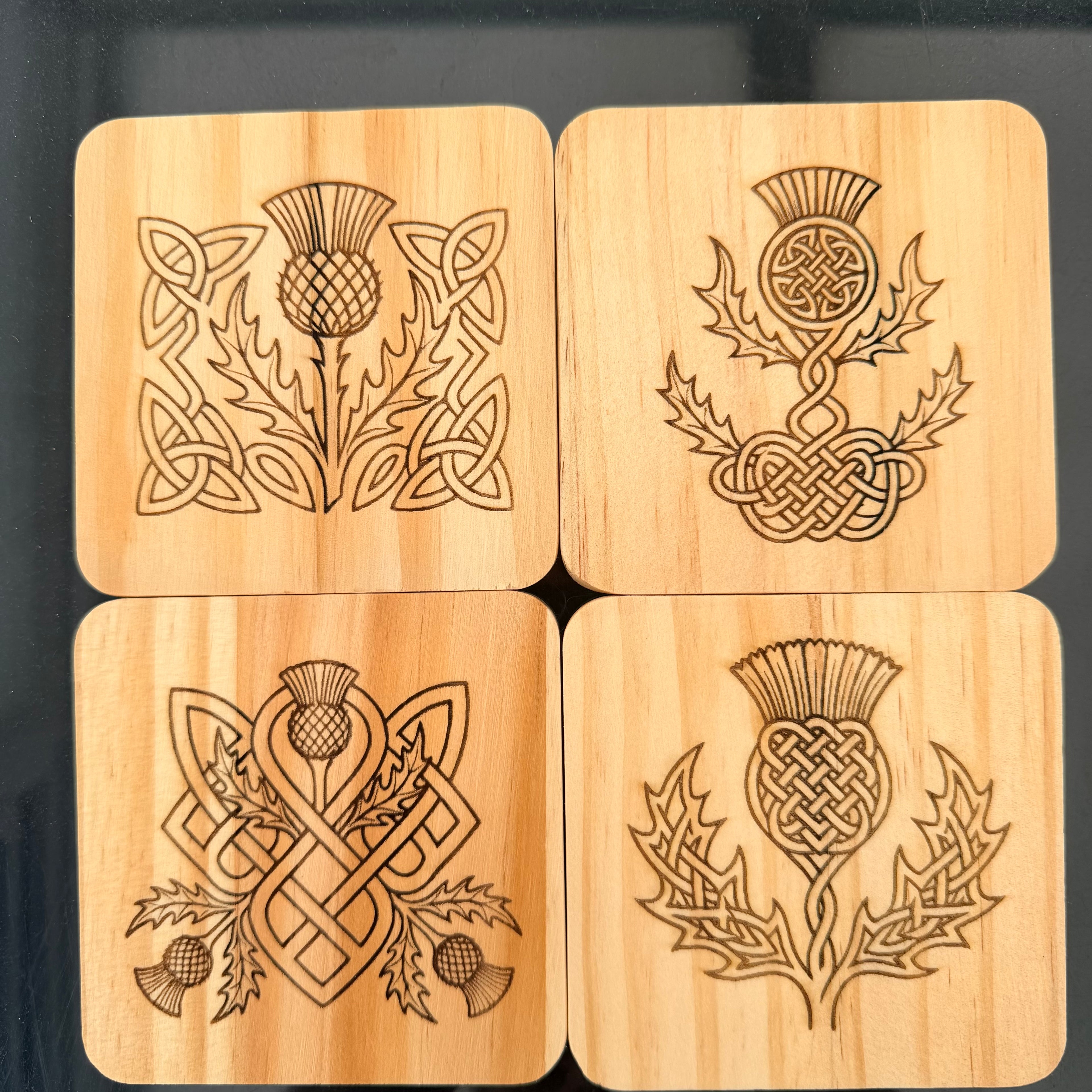 Wooden coasters