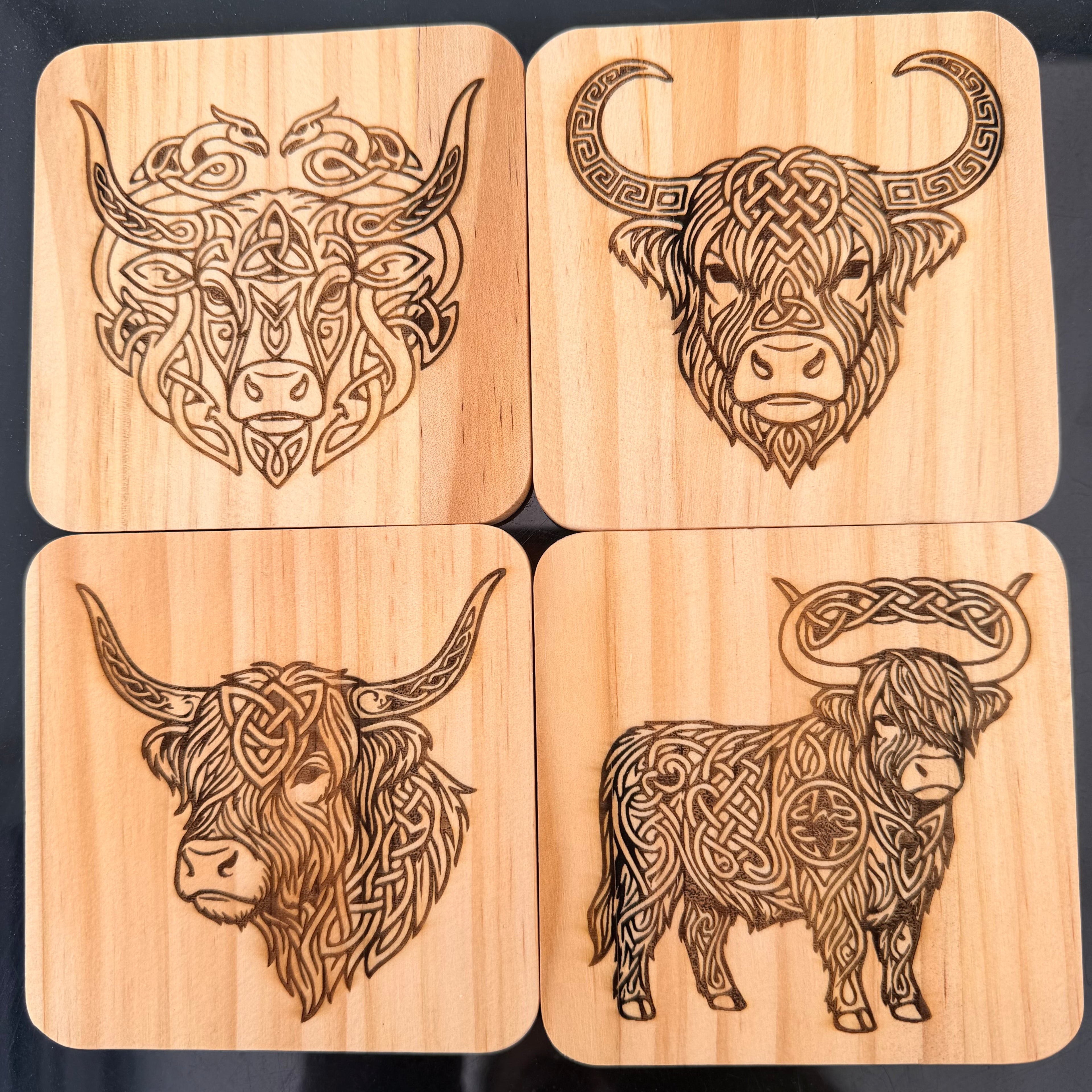Wooden coasters