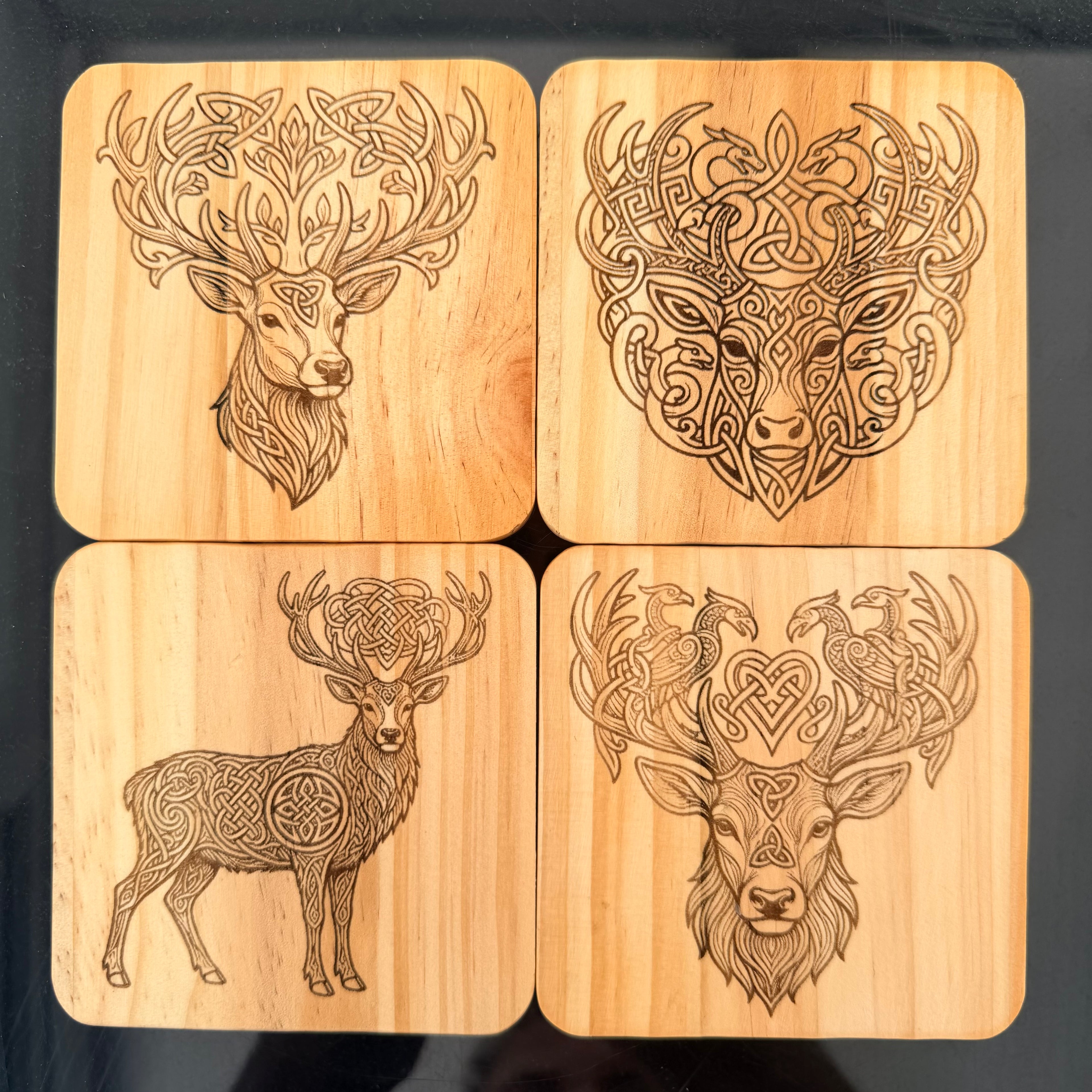 Wooden coasters