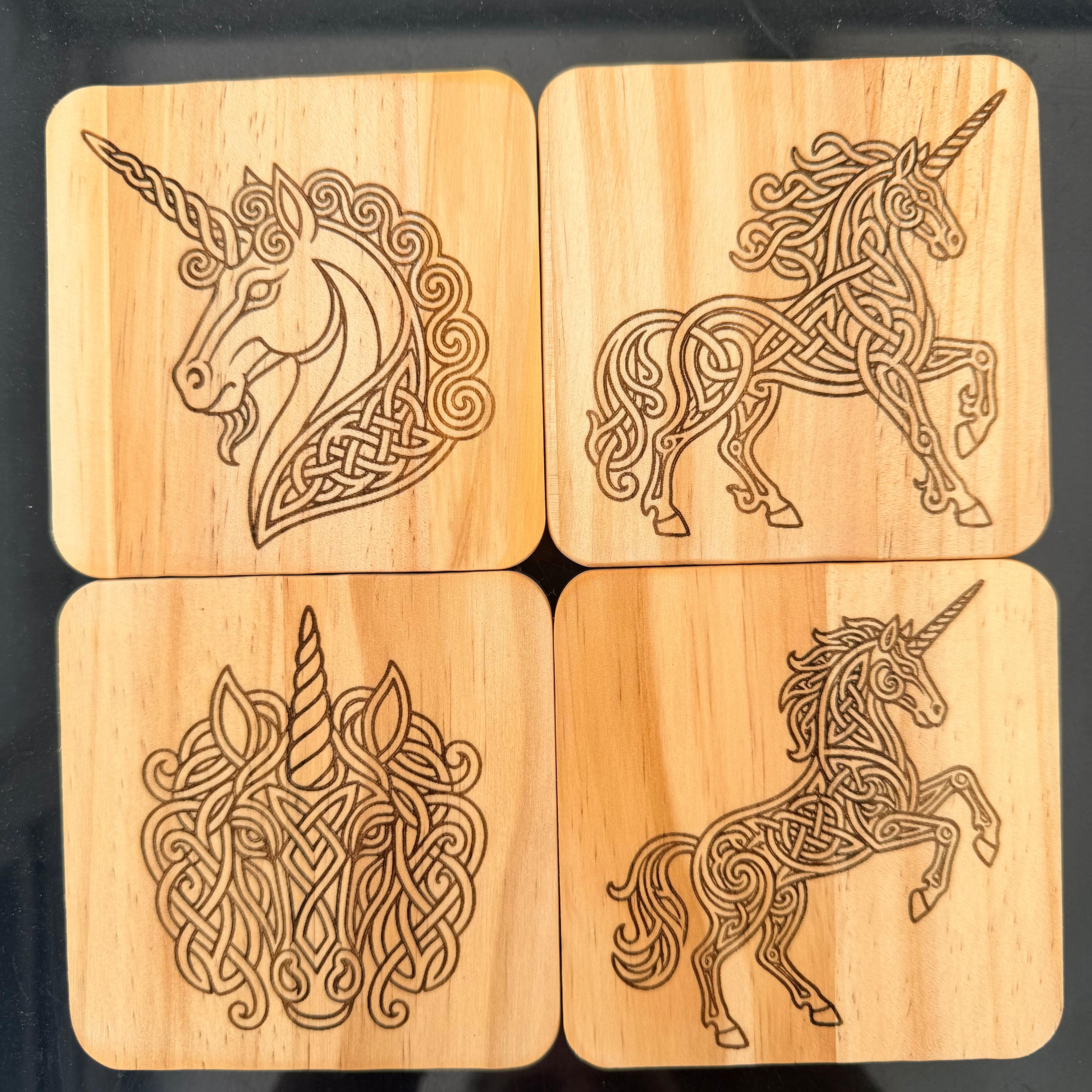 Wooden coasters