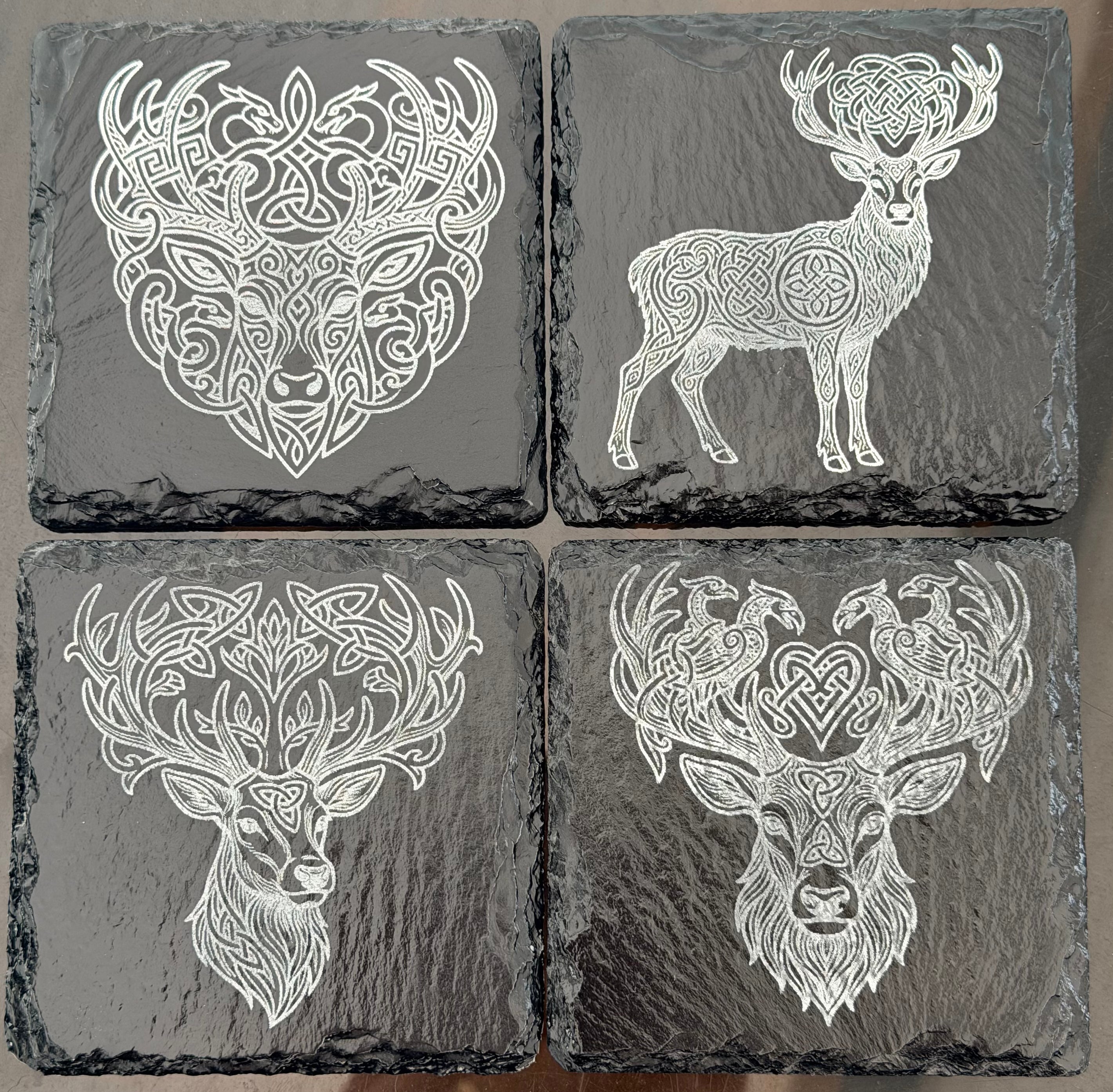 Slate coasters