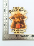 Wooden fridge magnets