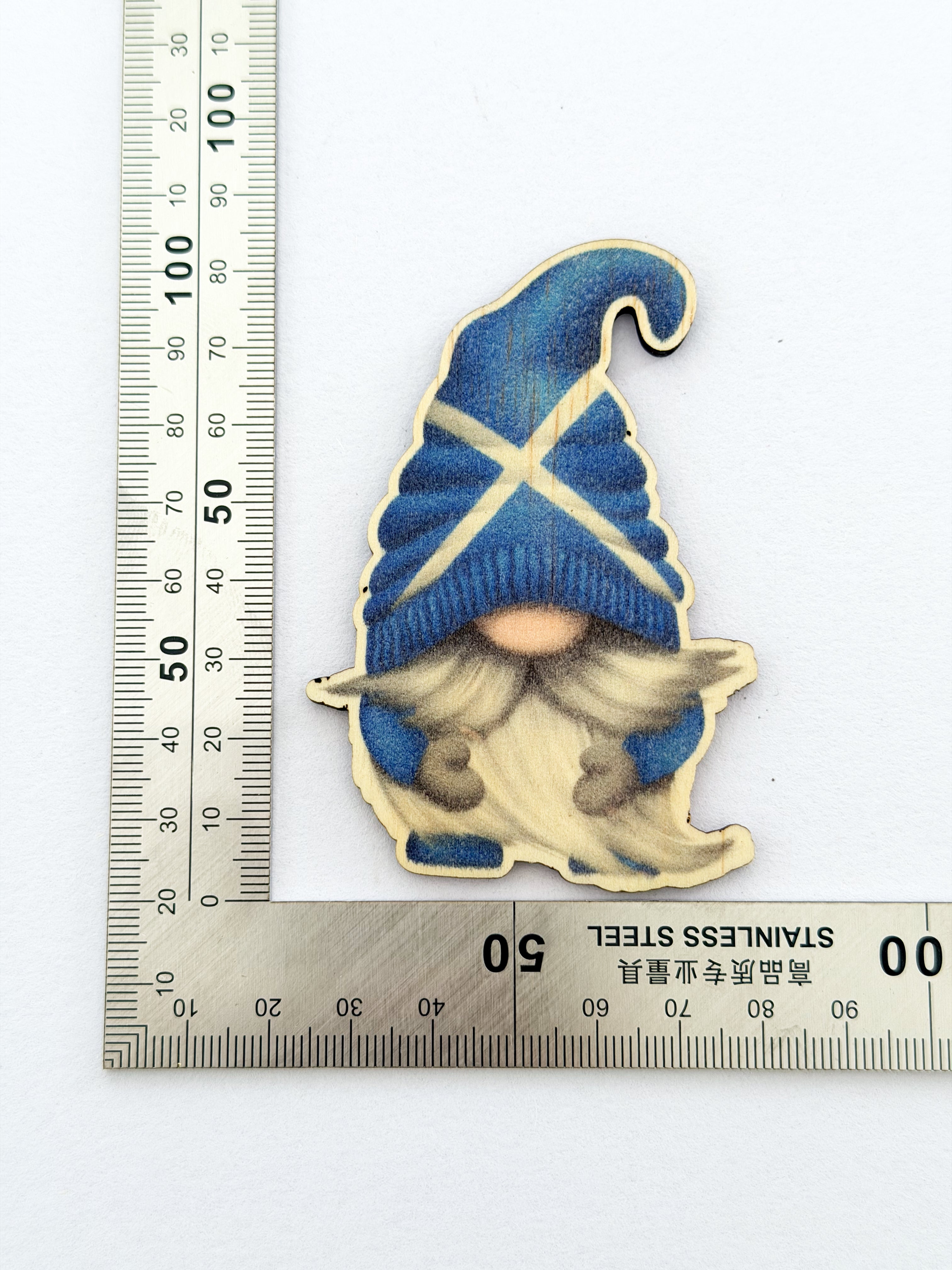 Wooden fridge magnets