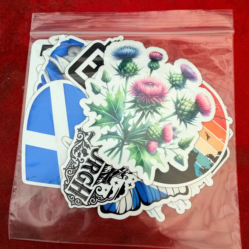 Edinburgh/Scotland sticker sheet