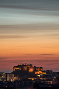 Layered Castle sunset