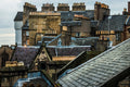 Old town chimney pots