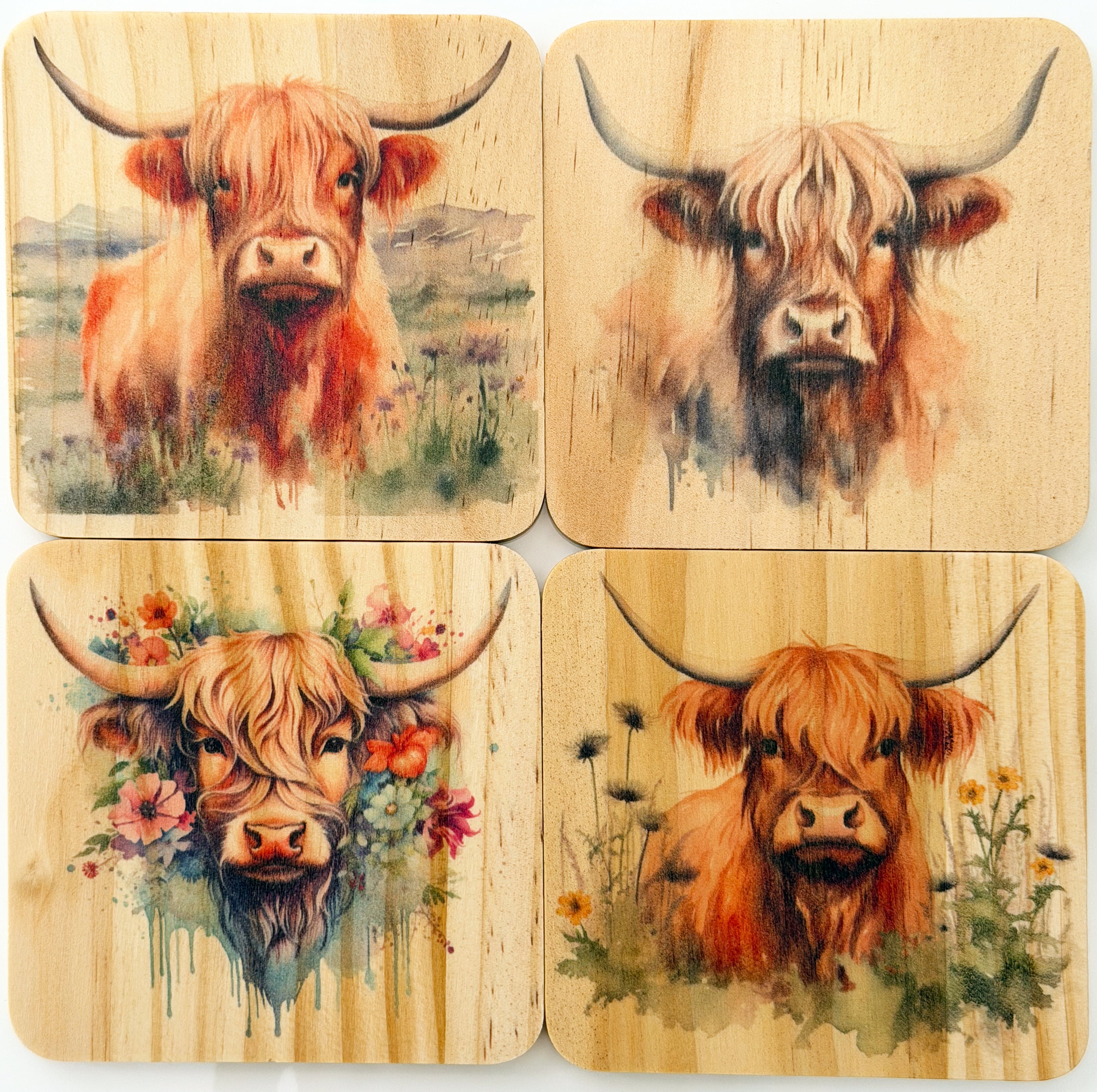 Wooden coasters
